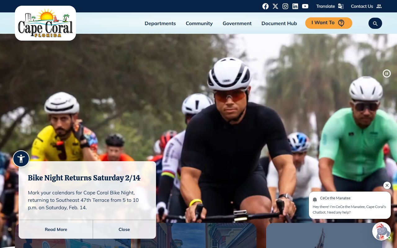 Cape Coral deed records office page